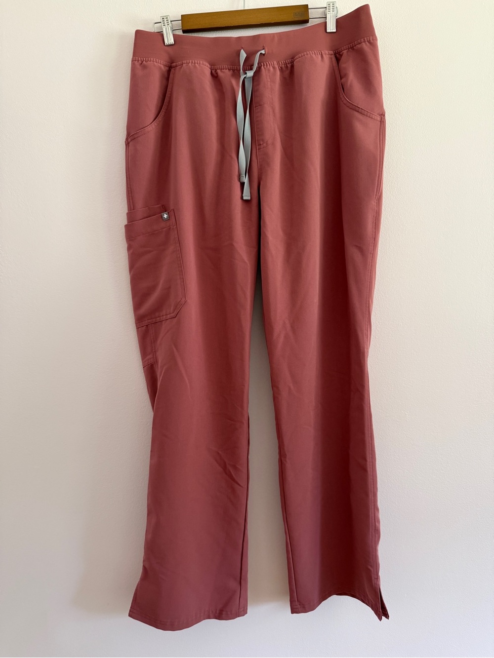 Figs Kade Straight-leg Scrub Pant, Technical Collection, Mauve, XL Tall